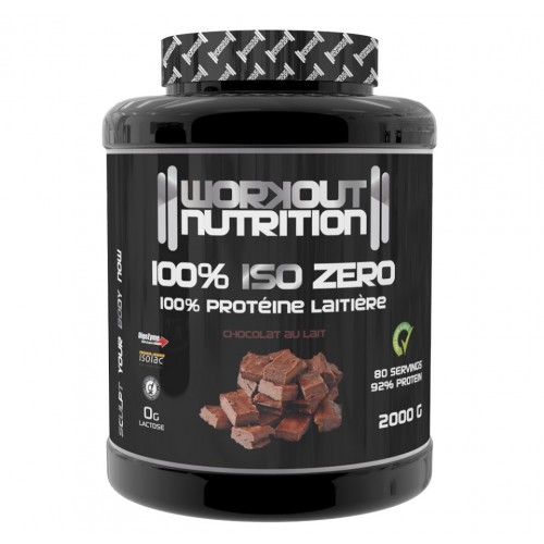 Whey Iso Zéro 2 kg  Workout Nutrition 92%