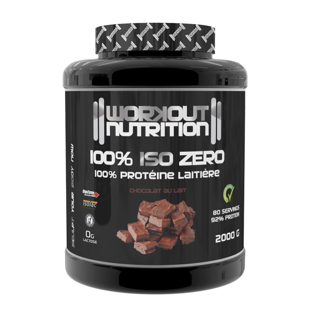Whey Iso Zéro 2 kg  Workout Nutrition 92%