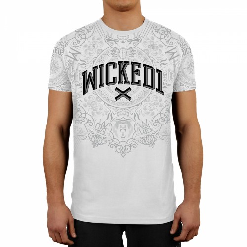 T.SHIRT WICKED ONE BRAIN BLANC